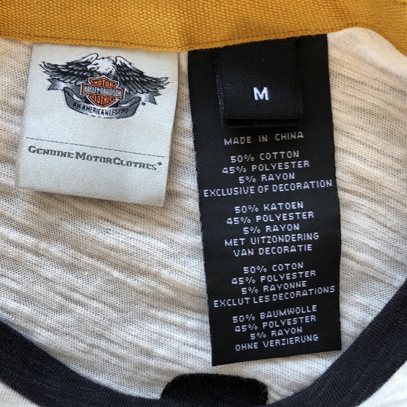 Harley Davidson long sleeve crew neck tshirt - Picture 4 of 13